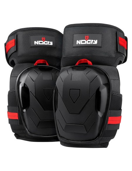 Almohadillas de Rodilla NoCry GelGuard Plus - Ajustables, Negro