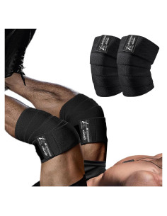 Fajas para Rodillas LARA STAR 182.88 cm Compresión Negro