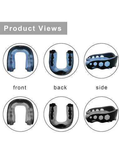 Protector Bucal Deportivo WOOPAOD - 2 Piezas para Fútbol y Más