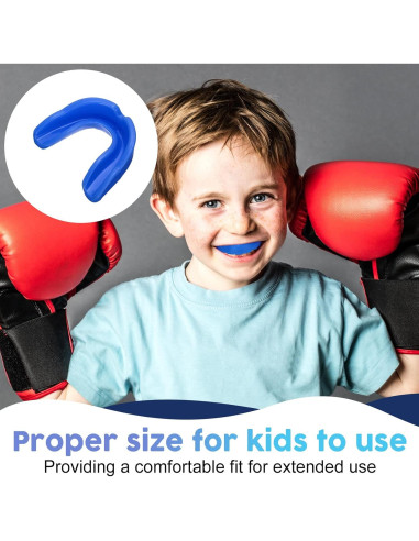 BBTO 40 Protectores Bucales para Niños Multicolor para Deportes