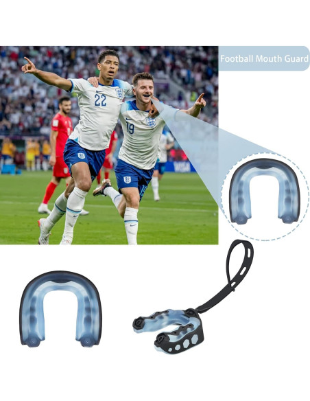 2 Pack Protector Bucal Deportivo MXiiXM para Fútbol y Boxeo