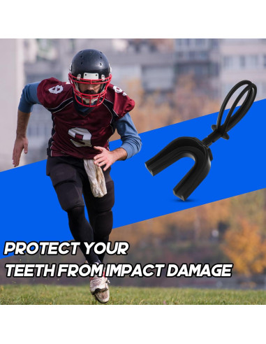 Dunzy 20 Protectores Bucales con Correa para Deportes