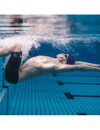 4 Gorras de Natación Elásticas Wholelovein - Unisex, Nylon