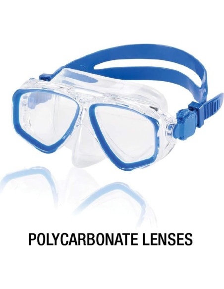 Speedo Máscara de Buceo Unisex para Niños Azul M Speedo Máscara de Buceo Unisex para Niños Azul M