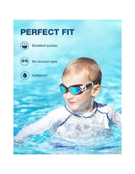 Gafas de natación ZIONOR G1 MINI para niños, polarizadas UV