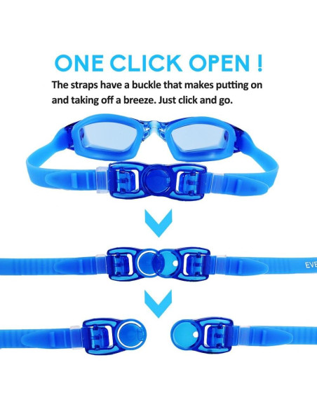 Paquete de 2 Gafas de Natación EverSport Antivaho UV Unisex Paquete de 2 Gafas de Natación EverSport Antivaho UV Unisex