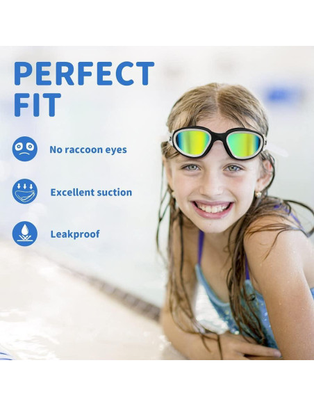 Gafas de natación ZIONOR G1 MINI para niños, polarizadas UV