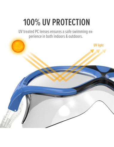 Máscara de Natación OutdoorMaster Manta Antivaho Impermeable