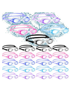 Paquete de 30 Gafas de Natación Macarrie con Tapones y Clip