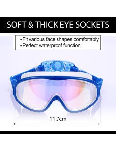 Paquete de 2 Gafas de Natación Young4us para Niños 3-15 Años 2