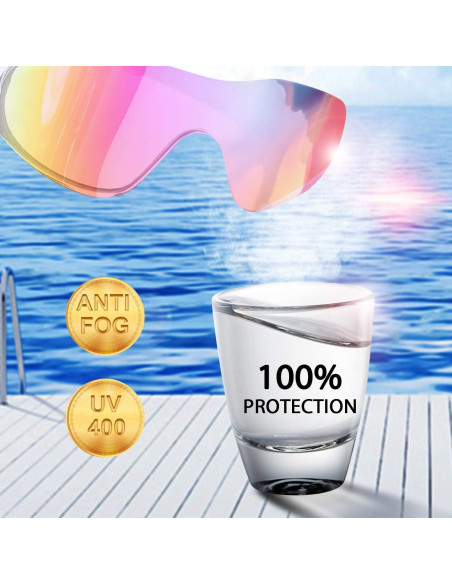 Paquete de 2 Gafas de Natación Young4us para Niños 3-15 Años