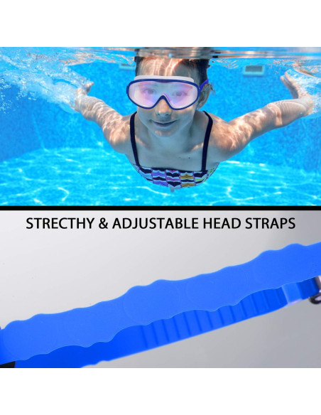 Paquete de 2 Gafas de Natación Young4us para Niños 3-15 Años