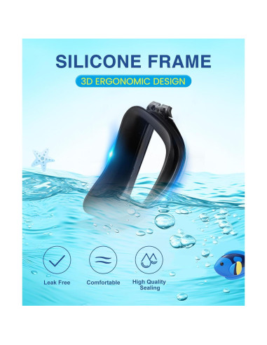 Gafas de natación QALLY para niños UV400 3 paquetes