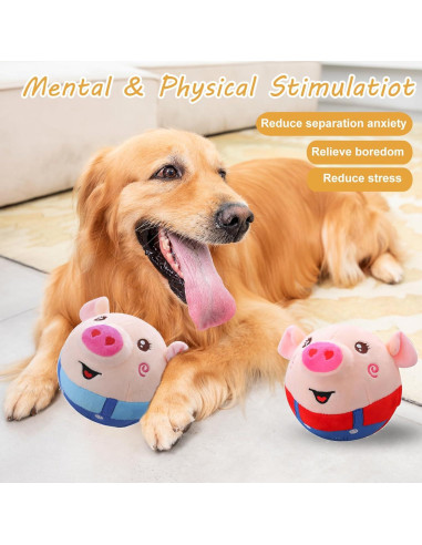 Juguete Interactivo para Perros Cerdo Rojo 120 Canciones