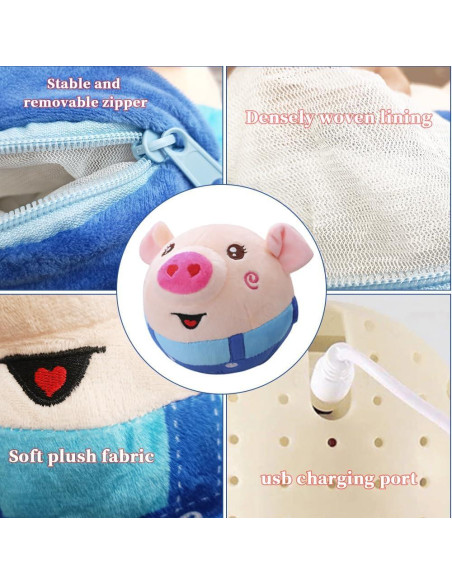 Juguete Interactivo para Perros Cerdo Rojo 120 Canciones