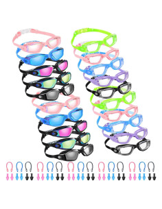 Paquete de 20 Gafas de Natación Antivaho UV Xuhal Adulto