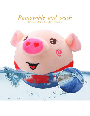 Juguete Interactivo para Perros Cerdo Rojo 120 Canciones