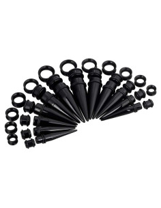 Kit de Estiramiento de Orejas Oyaface 36 PCS 00G-20mm Acrílico