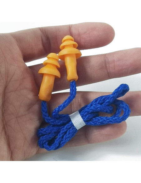 Tapones para Oídos RONYOUNG 100 Pares Silicona Reutilizables