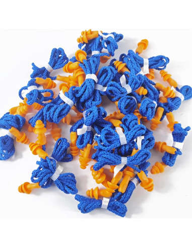 Tapones para Oídos RONYOUNG 100 Pares Silicona Reutilizables