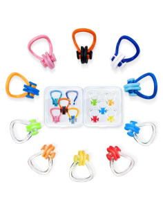 Clip de Nariz para Nadar STSAIL - 10 Paquetes Multicolor