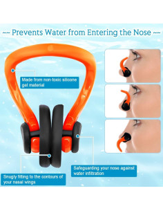 Clip de Nariz para Nadar STSAIL - 10 Paquetes Multicolor 2