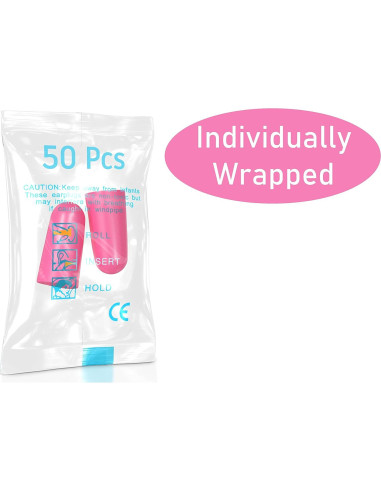 Tapones de Oído de Espuma Quality Plugs 50 Pares 30dB