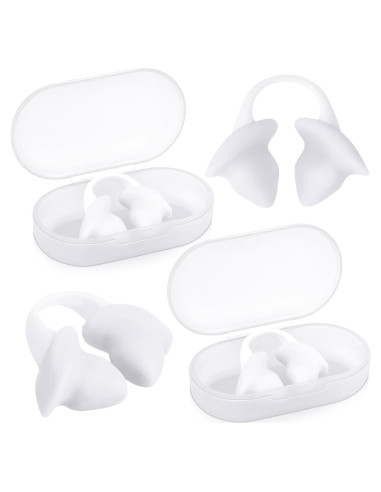 Tapones de Nariz para Natación Soulchen XLN1111 Silicona 2 Pcs