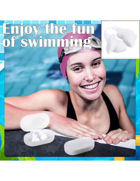 Tapones de Nariz para Natación Soulchen XLN1111 Silicona 2 Pcs