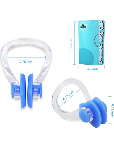 Clip de Nariz para Nadar Lemon Legend - 10 Piezas Silicona
