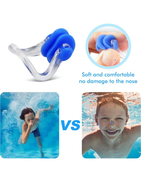 Clip de Nariz para Nadar Lemon Legend - 10 Piezas Silicona