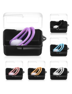 Hiboom Set de 6 Clips de Nariz para Nadar y Bucear