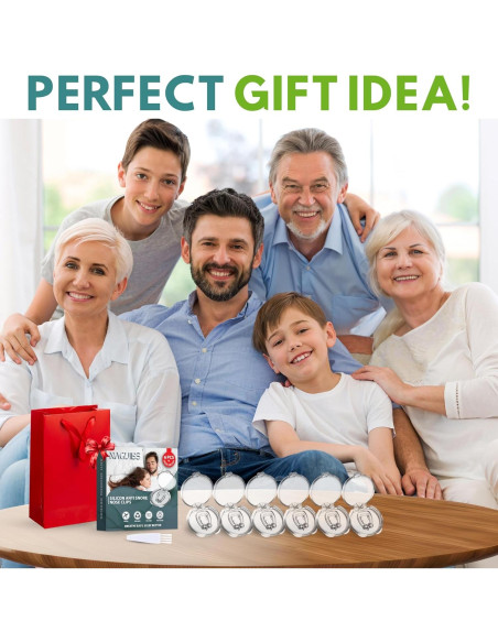 Pack de 6 Clips Nasales Magnéticos NAGUIBS para Ronquidos