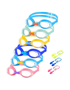 Gafas de Natación para Niños Macarrie 6 Pcs Antivaho