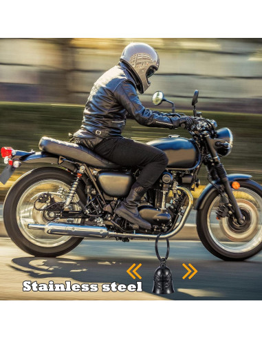 Campana de Cruce para Motocicleta AilRabbit - Acero Inoxidable