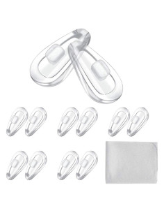 Almohadillas de nariz de silicona Push-in Mr.ZzjOOj 15mm 6 pares