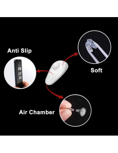 Almohadillas de nariz de silicona Push-in Mr.ZzjOOj 15mm 6 pares