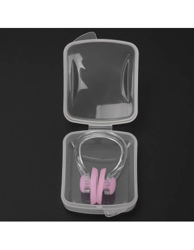 Clip de Nariz para Natación Hapivida - 2 Pcs Silicona Rosa