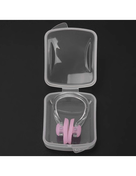 Clip de Nariz para Natación Hapivida - 2 Pcs Silicona Rosa