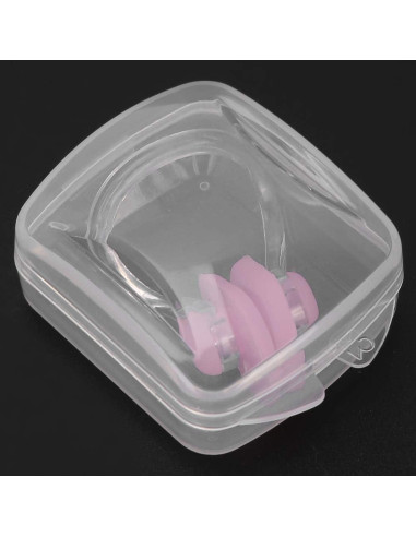 Clip de Nariz para Natación Hapivida - 2 Pcs Silicona Rosa