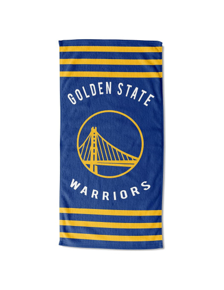 Toalla de Playa Northwest Golden State Warriors 76x152 cm Rayas