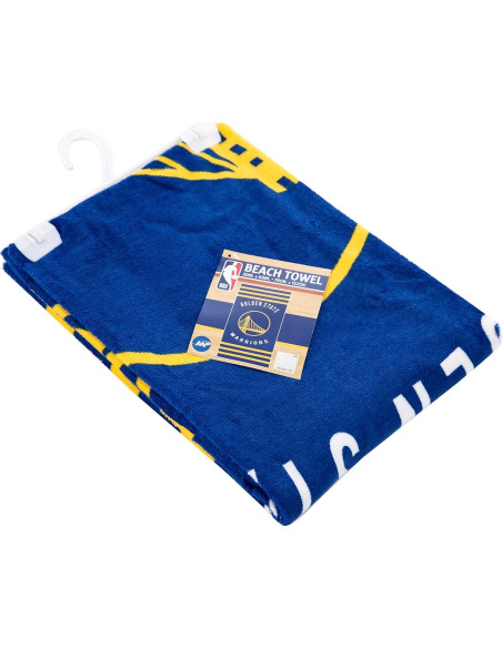 Toalla de Playa Northwest Golden State Warriors 76x152 cm Rayas