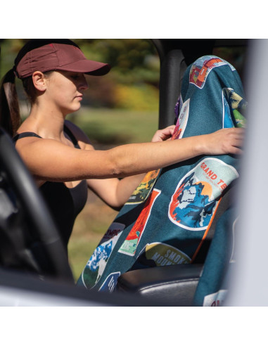 Toalla de Correr Sprints Microfibra 158.75x81.28cm Parques Nacionales