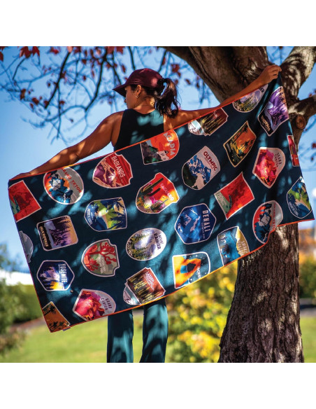 Toalla de Correr Sprints Microfibra 158.75x81.28cm Parques Nacionales