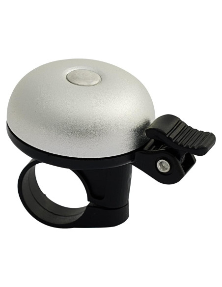Campana de Bicicleta N+1 Plateado Mate 85dB Ajustable 22.2mm