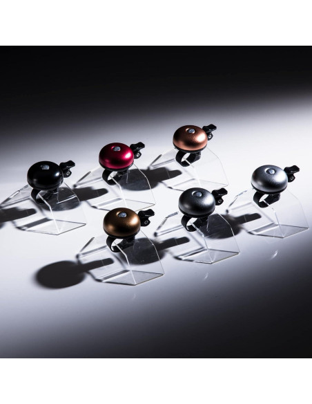 Campana de Bicicleta N+1 Plateado Mate 85dB Ajustable 22.2mm