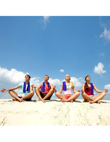 Toallas Enfriadoras Biange 30 Unidades 101.6x30.5cm Azul