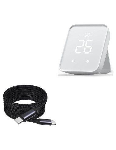 Cable BoxWave USB-C a USB-C 10 pies 100W - Negro