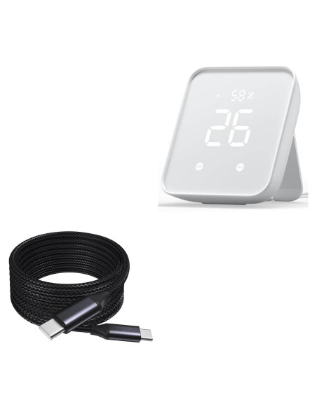 Cable BoxWave USB-C a USB-C 10 pies 100W - Negro