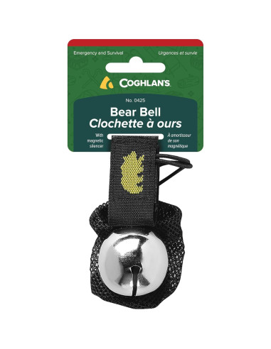 Campana para Osos Coghlan con Silenciador Magnético - Plata